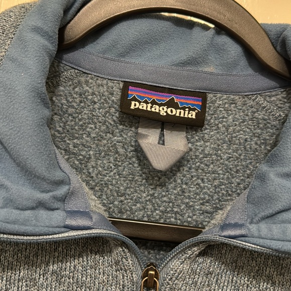 EUC Light Blue Better Sweater Patagonia Fleece Zip Up Size L - Picture 3 of 6